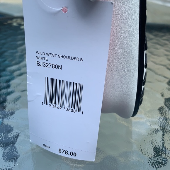 New Betsey Johnson Wild West Shoulder Bag White - Picture 5 of 12